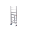Aluminiowe rusztowanie składane Krause RollTec – wysokość robocza 2,9 m
